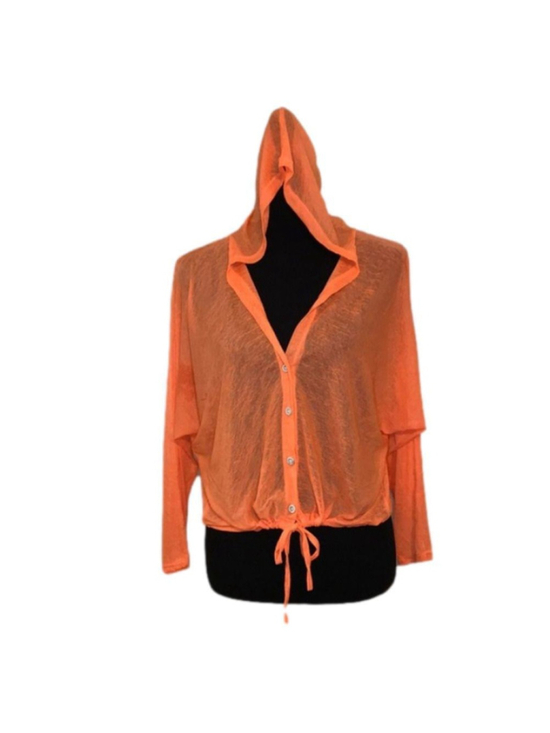 Unbranded Tops - ORANGE SHEER JACKET